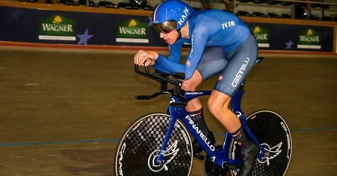 Ciclismo | Ganna si riconferma campione italiano a cronometro, secondo il sorprendente alassino Luca Giaimi