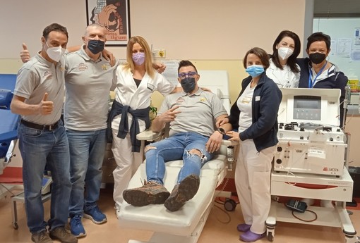 Il Motoclub Domina dona sangue al centro trasfusionale dell’ospedale Santa Corona