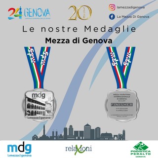 Svelate le medaglie della Mezza Maratona di Genova 2024