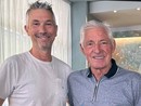 Varazze, il campione di ciclismo Francesco Moser a pranzo al Boma