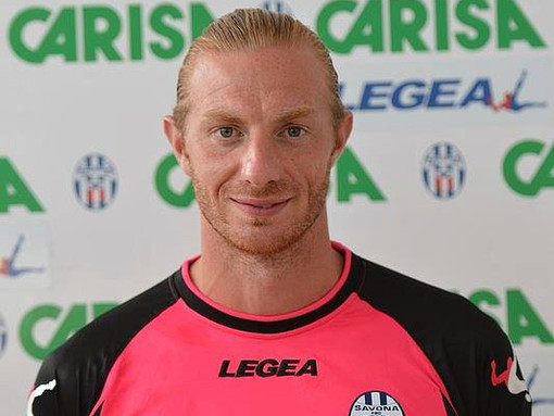 Il portiere Mauro Boerchio ai tempi del Savona Il portiere Mauro Boerchio ai tempi del Savona