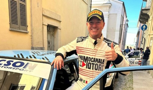 Motori. Ritorno in grande stile per Manuel De Micheli, il pilota carcarese brilla al Rally Grappolo Storico