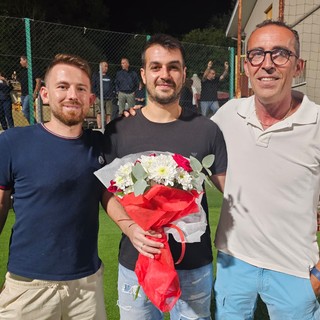 Marco Zizzini insieme al presidente Ferrero e al vicepresidente Gandolfo