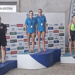 Nuoto artistico, Maya Ordine e Giorgia Zanoni del Doria Nuoto Loano sono campionesse d'Italia propaganda