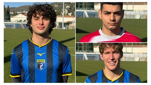 Imperia calcio, altri tre colpi sul mercato: Curtosi, Gandolfo e l'ex Cairese Biancheri rinforzano i nerazzurri
