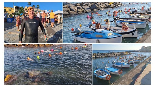 Borgo Foce in festa per la 'Nuotata per un sorriso': in acqua anche i ragazzi della Gesco Alassio Borgo Foce in festa per la 'Nuotata per un sorriso': in acqua anche i ragazzi della Gesco Alassio