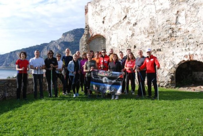 Nuovi istruttori dal corso istruttori di Nordic Walking di Finale Ligure