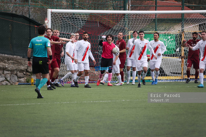 uno scatto del match