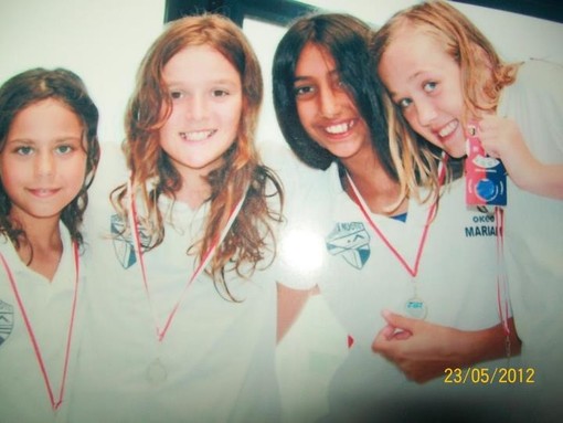 Nella foto: Noemi Timo, Lucrezia Sole, Mariam Berro e Linda Buscaglia Nella foto: Noemi Timo, Lucrezia Sole, Mariam Berro e Linda Buscaglia