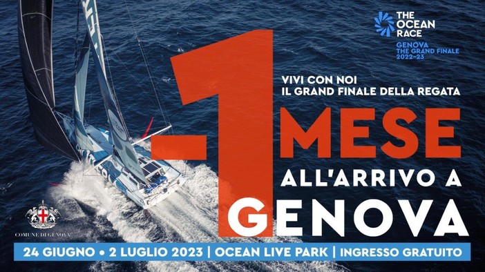 Un mese al “Grand Finale” di The Ocean Race a Genova