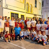 Pallapugno | Il presidente Enrico Costa e il vicepresidente Marco Scajola al torneo "PallaPigna" di Sanremo Pallapugno | Il presidente Enrico Costa e il vicepresidente Marco Scajola al torneo "PallaPigna" di Sanremo