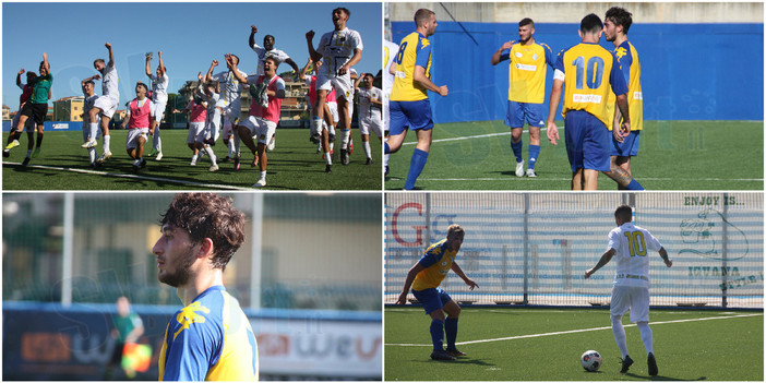Calcio, nel big match di Promozione A si impone il Serra Riccò sul Pietra: la fotogallery