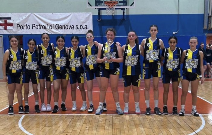 Pallacanestro Alassio. I ragazzi dell'Under 14 vincono a torino, titolo regionale per l'Under 15 femminile