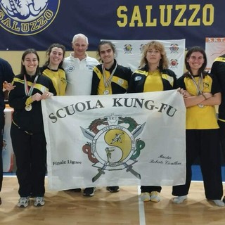 Kung Fu, pioggia di medaglie per la scuola di Finale Ligure alla gara di Saluzzo