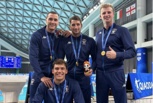Pallanuoto, Rari Nantes Savona. L'Italia vince le Universiadi, oro al collo per Da Rold, Campopiano, Guidi e Panerai Pallanuoto, Rari Nantes Savona. L'Italia vince le Universiadi, oro al collo per Da Rold, Campopiano, Guidi e Panerai