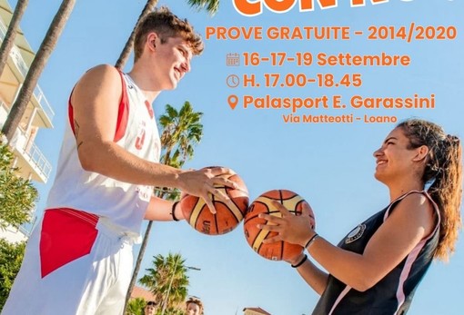 Pallacanestro Loano: al via le prove gratuite per le nuove leve