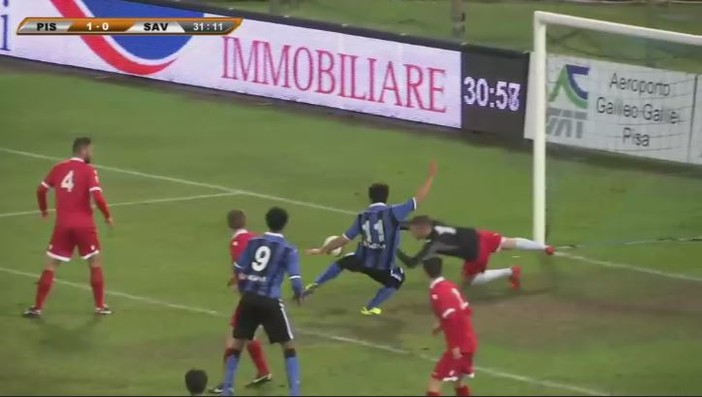 FLASH SAVONA: i biancoblu reagiscono, ma a Pisa è ancora sconfitta