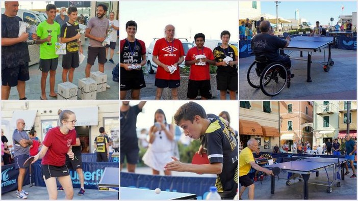 Promosso a pieni voti il primo "Ping Pong Gala" di Varazze