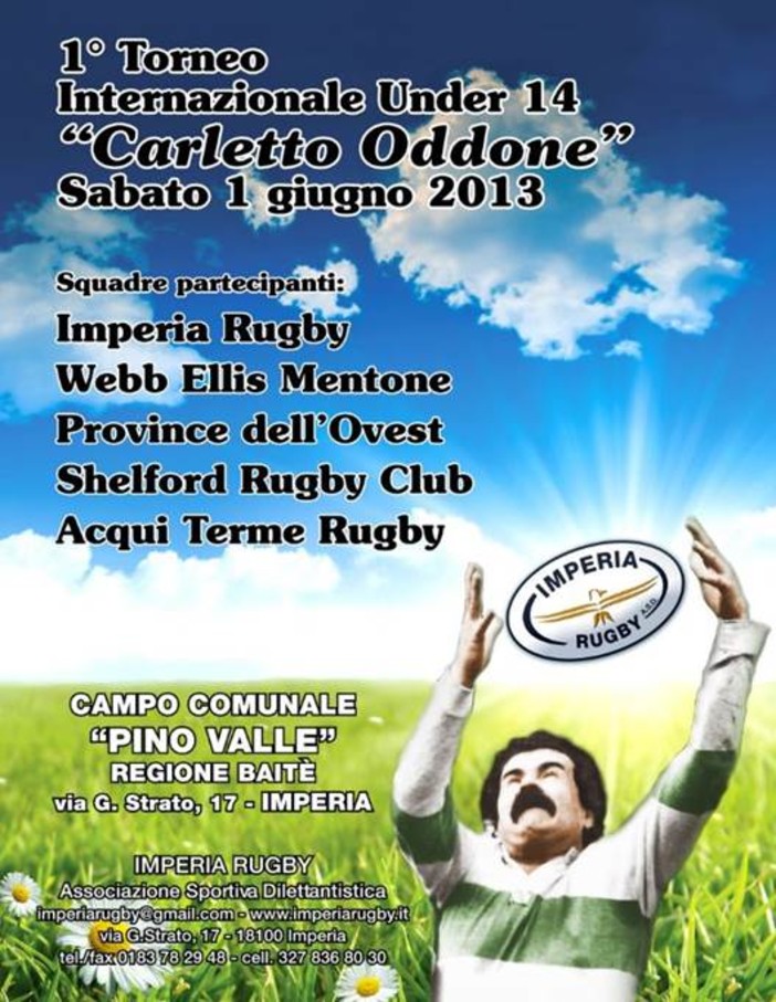 Rugby: Imperia si prepara per il Memorial Oddone Rugby: Imperia si prepara per il Memorial Oddone