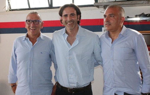 Stefano Ricci con Walter Battiston e Pietro Buttu