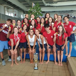 Nuoto Artistico | Dominio Rari Nantes Savona alla Zanelli, la società biancorossa è campione d'Italia Juniores