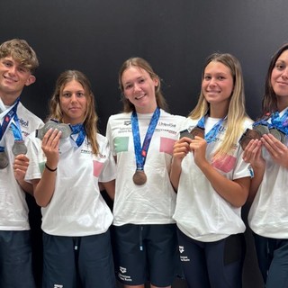 Nuoto Artistico: c'è il grande contributo della Rari Nantes Savona nelle nove medaglie degli Europei Junior