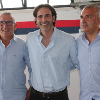 Stefano Ricci con Walter Battiston e Pietro Buttu