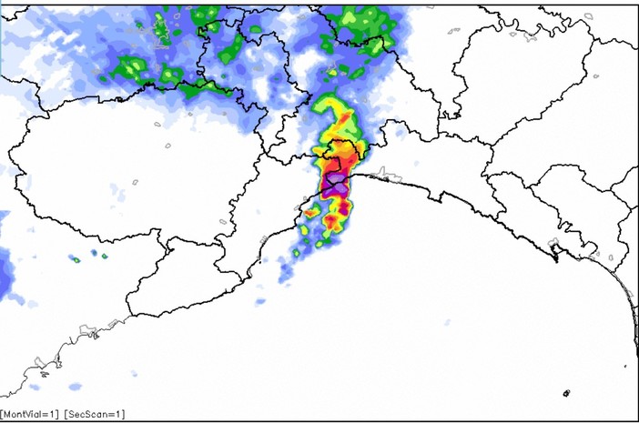 Temporale autorigenerante tra Savonese e Genovesato, rinviata Rossiglionese - Masone Temporale autorigenerante tra Savonese e Genovesato, rinviata Rossiglionese - Masone