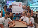 Rari Nantes Savona. Le atlete e gli atleti biancorossi pronti a pranzare al DeGusto Coop Rari Nantes Savona. Le atlete e gli atleti biancorossi pronti a pranzare al DeGusto Coop