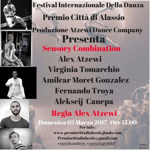 Danza, Premio Città di Alassio: in programma &quot;Sensory Combinations&quot;