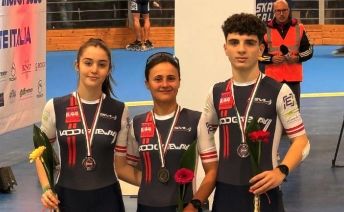 Roller Sports Vado Ligure | Quattro medaglie agli Italiani Indoor di Pescara, coach Pittatore: "Orgoglioso dei miei ragazzi"