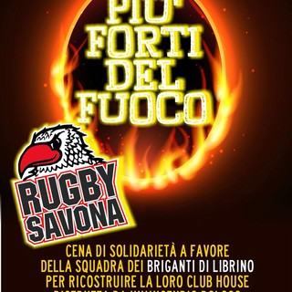Rugby Savona: cena benefica a favore della Club House di Catania