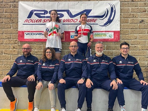 Pattinaggio velocità, Alessia Pittatore della Roller Sports Vado campionessa italiana nella 1000 metri allievi Pattinaggio velocità, Alessia Pittatore della Roller Sports Vado campionessa italiana nella 1000 metri allievi