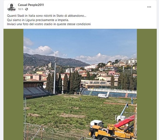 Il "Ciccione" di Imperia approda su Casual People2011 nella rubrica "Stadi in stato di abbandono"