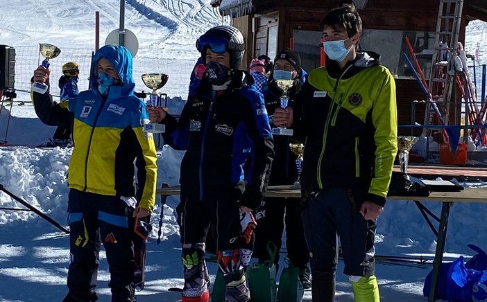 Sci. Terzo posto a Limone per lo Ski Club Savona