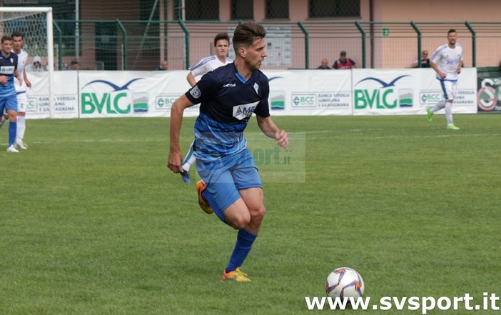 Sebastiano Molinari nel giorno della promozione in C dell'Albissola Sebastiano Molinari nel giorno della promozione in C dell'Albissola