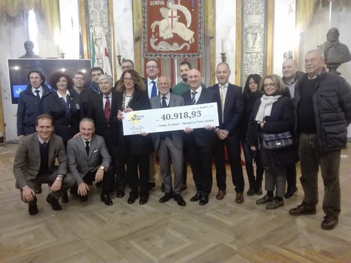 Da Stelle nello Sport oltre 40.000 euro al Comune di Genova per l’emergenza Ponte Morandi