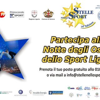 Parata di "Stelle" nella notte degli Oscar dello Sport Ligure