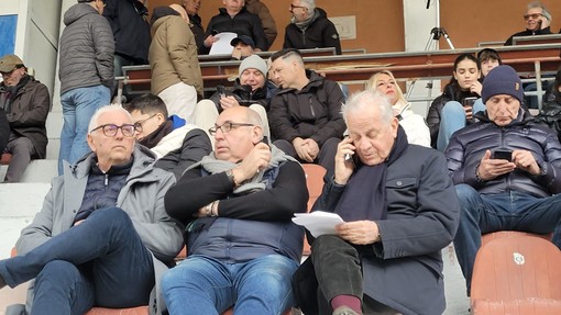 Scajola in tribuna allo stadio lo scorso inverno