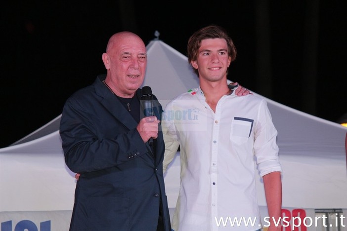 Onda Ligure Sport: la settimana si è aperta con il nuoto, Stefano Mentil ha ospitato il talento Andrea Filadelli e il maestro Renato Marchelli