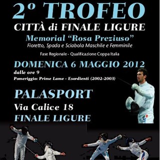 Scherma, Stefano Carozzo testimonial al II "Trofeo Città di Finale Ligure"