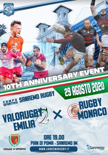Sabato il Sanremo Rugby festeggia i suoi primi 10 anni con un evento speciale