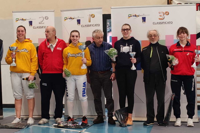 Scherma. La Leon Pancaldo sorride per Letizia Bragato Scherma. La Leon Pancaldo sorride per Letizia Bragato