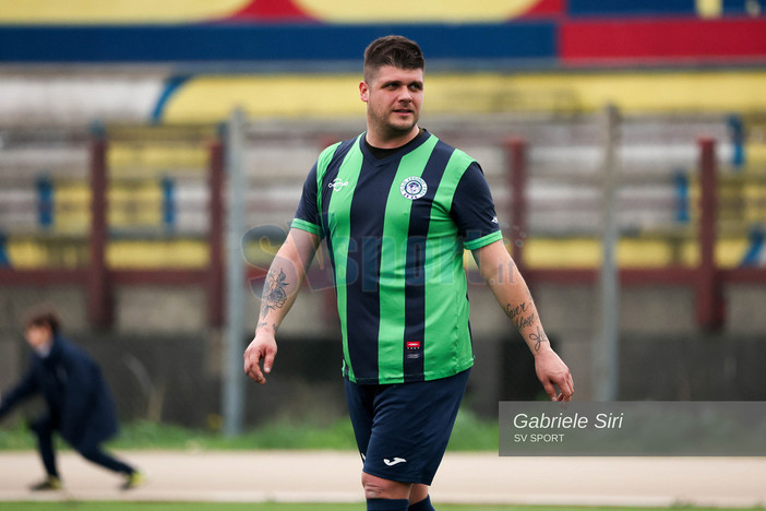 Michele Romeo, autore di una doppietta per il Legino