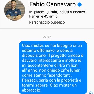 Calcio. L'appello di Luca Scarfò a Fabio Cannavaro diventa virale e sbarca su "Che fatica la vita da bomber"