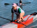 Sup Team Savona. Il talento di Sara Oddera risplende nelle acque di Roquebrune