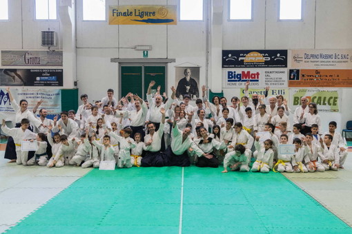 Finale, un successo il primo stage nazionale d'aikido per bambini e ragazzi fino ai 18 anni