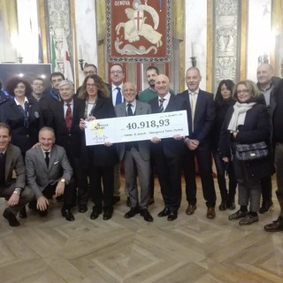 Da Stelle nello Sport oltre 40.000 euro al Comune di Genova per l’emergenza Ponte Morandi
