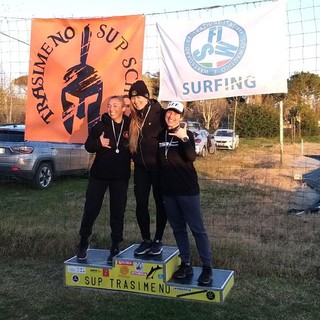 Sup Team Savona. Sara Oddera resta ai vertici nazionali, doppio terzo posto sul lago Trasimeno