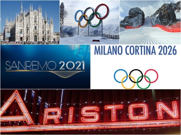 Il logo delle Olimpiadi Milano-Cortina 2026 sarà scelto a Sanremo in anteprima mondiale